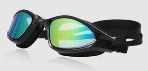 GRiLong Adult Swim Goggles, s High-quality Clear Speed Plating Anti-fogs UV No Leaking Waterproof Goggle with Free Protection Case for Adult Men Women Youth Water Sports ( Black)