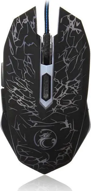 s X5 Wired Computer Gaming mice, 2400DPI 6 Buttons LED Optical USB Wired Professional Gaming Mouse for Laptop PC Computer Macbook