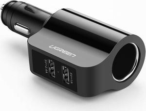 5V 3.4A Dual USB Car Charger, Dual USB Port 60W,for Mobile Device,Compatible iPhone X/Xs/XR/Xs Max /8/8Plus/7,6 6s,6s+,SE 5s,Galaxy S9 S9+ S8 S8+