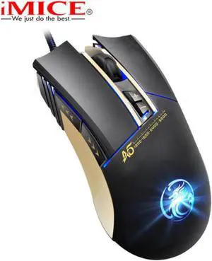 Apedra A5 Professional Computer Game Mice USB Wired Mouse 3200DPI 7 Buttons Optical Gaming Mouse with LED Breathing Lamp