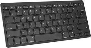 Bluetooth Ultra-Slim Keyboard for iPad Air 2 / Air, iPad Pro, iPad mini 4 / 3 / 2 / 1, iPad 4 / 3 / 2 , New iPad 9.7"(2017), Galaxy Tabs and Other Mobile Devices (Black)