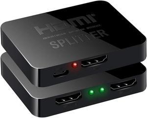 1x2 Switch Splitter HDMI-compatible 4k 60hz 1 in 2 Out for Dual Monitors Full HD 1080P 3D For PS4 Laptop Monitor TV Box Projector