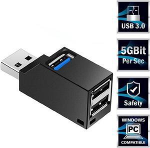 USB 3.0 Hub to USB3.0+2USB2.0, USB3.0 hub Splitter USB Extender for MacBook, Mac Pro/Mini, iMac, Ps4, Surface Pro, XPS, PC, Flash Drive, Samsung More