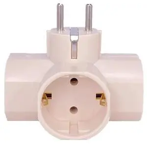 Type Conversion Plug 1 TO 3 Way EU Standard Power Adapter Socket 16A Travel Plugs AC 250V