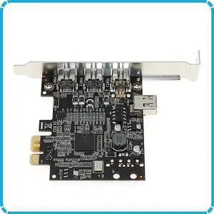 PCIE Combo 3x 1394b + 1x 1394a Firewire Ports PCI-Express Controller Card 1394 card TI Chipset