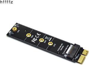 M.2 NVME SSD Adapter NVMe to PCIE 3.0 X1 Full Speed Expansion Card M Key Connector with Heatsink Support 2230 2242 2260 2280 SSD