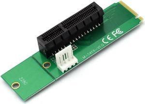 NGFF to PCI E Riser Card M.2 Port to PCIE Expansion WBTUO LM-141X-V1.0 Drive M2 to PCI-E X4 Adapter Card for Desktop PC