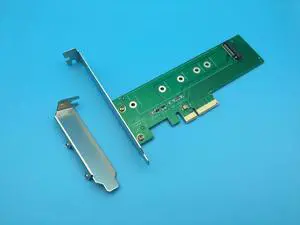 M.2 PCIe 4 Lane SSD to PCIe 3.0 x4 Adapter PCIE x4 to NVMe/M.2 NGFF (M Key) Card