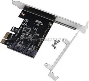 PCIE PCI Express to SATA3.0 2-Port SATA III 6G Expansion Controller Adapter Card