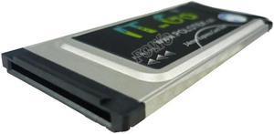 High Full Speed Express Card Expresscard to SDXC SDHC SD Port Adapter 34 mm Express Card Converter