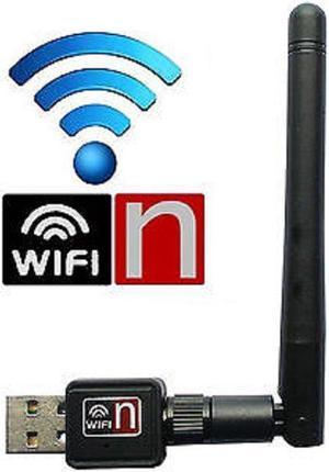 1 pcs USB Wlan Wifi Wireless LAN Stick Dongle Adapter 300Mbit 150Mbps SMA + Antenne N