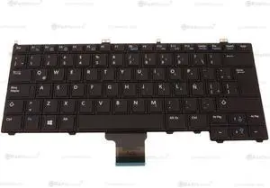 New SPANISH Dell OEM Latitude E7240 Laptop Keyboard Non-Backlit FJF0G