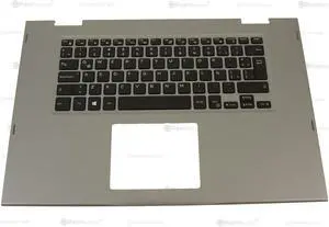 Spanish Dell OEM Inspiron 5579 2-in-1 Palmrest Spanish BL Laptop Keyboard DC7RW