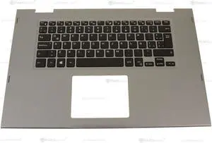 Spanish Dell OEM Inspiron 5568 5578 Palmrest Spanish BL Laptop Keyboard DCKC4