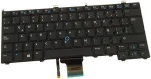 New Spanish Dell OEM Latitude E7440 Laptop Keyboard Non-Backlit NX01T