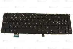 French English OEM Alienware m15 Backlit Laptop Keyboard Laptop Keyboard JH0Y8