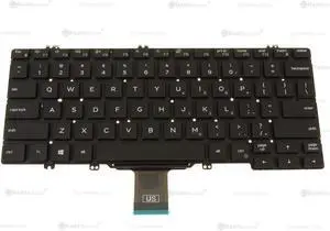 New Dell OEM Latitude 7300 5300 2-in-1 Laptop Keyboard No BL 09N8M