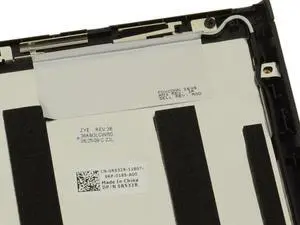 Red Dell OEM Vostro 1220 12.1" Top Lid Plastic Assembly  LCD Back Cover R532R