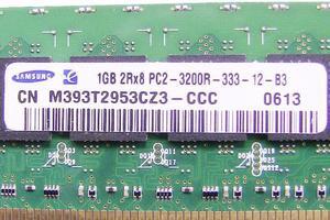 Dell OEM DDR2 400Mhz 1GB PC2-3200R ECC RAM Memory Stick M393T2953CZ3-CCC