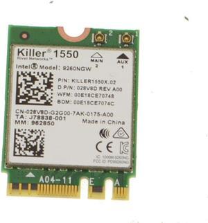 Killer Wireless N1550 1550 Dual Band WLAN WiFi 802.11 Wireless Card 28V8D