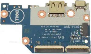Dell OEM Chromebook 3100 Laptop Right-Side USB Ports IO Circuit Board 21MGV