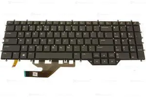 New US INTL OEM Alienware m17 R3 m17 R4 Backlit Laptop Keyboard Assembly 11XRJ