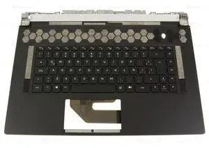 New Spanish Dell OEM Alienware x17 R1 Palmrest Keyboard Assembly 35TNW