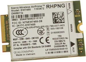 Dell OEM Wireless 5811E DW5811e M.2 Mobile Broadband 4G LTE WWAN Card RHPNG