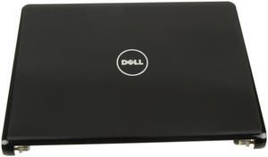 New Black Dell OEM Inspiron 1470 14" LCD Back Cover Lid Top  Hinges 555YJ