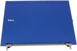 Dell OEM Latitude E6400 14.1" BLUE Lid Assembly Hinges For  LCD Back Cover MT651