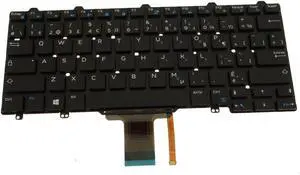 French Canadian Dell OEM Latitude E7270 E5270 Laptop Laptop Keyboard R2VF8