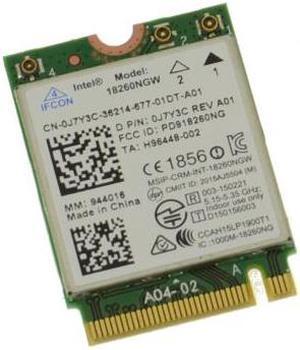 Dell 18260NGW Intel WiFi Wireless BlueTooth 4.2 M.2 Ngff Combo Card J7Y3C 0J7Y3C