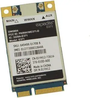 Dell OEM Wireless 5804 DW5804 Mini-PCI Express LTE Mobile Wireless Card 1YH12