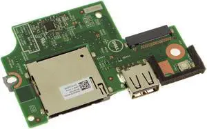 Dell OEM Inspiron 7370 7373 Power Button USB SD Card Reader IO Circuit  5GVTR