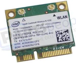 Dell Inspiron 15R N5110 15.6" Laptop Wifi Wireless Card 11230BNHMW 7KGX9
