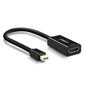 UGREEN Mini DisplayPort to HDMI Adapter (Thunderbolt 2.0) 4K Mini DP to HDMI Adapter Cable suitable for MacBook Pro MacBook Air, iMac, Surface Book Pro 3/4/5, Thinkpad, Google Pixel Chromebook - Black UGREEN Mini DisplayPort to HDMI Adapter (Thunderbolt 2.0) 4K Mini DP to HDMI Adapter Cable suitable for MacBook Pro MacBook Air, iMac, Surface Book Pro 3/4/5, Thinkpad, Google Pixel Chromebook - Black