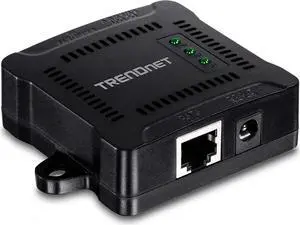 TRENDnet Gigabit PoE Splitter, Wall Mountable, Adjustable Voltage Output, PoE Powered, TPE-104GS
