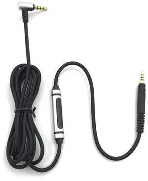 2.5mm to 3.5mm Audio Cable with Mic for Sennheiser HD598, HD598 SE, HD518, HD598 Cs, HD598 SR, HD599, HD569, HD579 Headphone 4.3FT