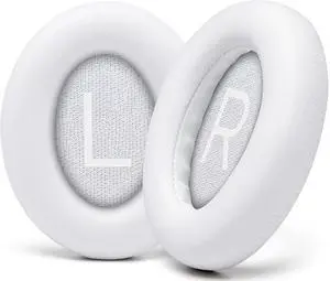 Earpads cover Replacement for Bose NC 700 Headphones Ear Pads Cushions Soft Protein Leather Earmuffs with with Noise Isolation Foam (White)