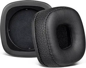 Earpad Replacement for Marshall Major I/II/III/IV/V ANC Bluetooth Wireless/Wired Headphones Ear Pads Cushion Soft Protein Leather Earmuffs with Noise Isolation Foam