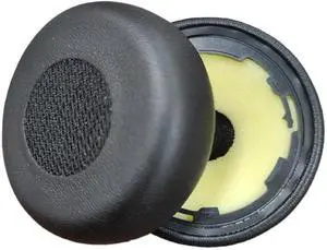 Earpads Replacement for Jabra Evolve 75(75UC 75MS 75SE) Stereo Wireless Bluetooth Headphone Ear Pads Cushions with Soft Protein Leather, High-Density Noise Isolation Foam