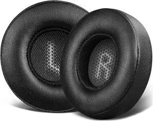 Earpads Replacement for JBL E35 E45 E45BT Duet BT Bluetooth Wireless Headphones Ear Pads Cushions Softer Protein Leather Earmuffs with Noise Isolation Foam