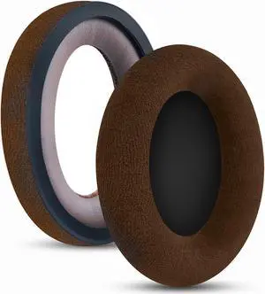 Earpads Replacement for Sennheiser HD598 HD518 HD558 HD595 HD599 HD569 HD579 HD560s Headphone Ear Pads Cushions Velour Earmuffs with Noise Isolation Foam (Brown)