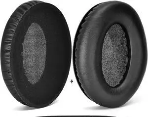 Earpads Replacement for Sennheiser HD206 HD201 HD180 HD449 HD200 Pro HD418 Headphones Ear Pads Cushion Soft Protein Leather Earmuffs with Noise Isolation Foam