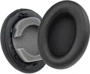Earpads Replacement for Sony WH-1000XM3 Over-Ear Headphones Ear Pads Cushion with Softer Protein Leather Noise Isolation Memory Foam