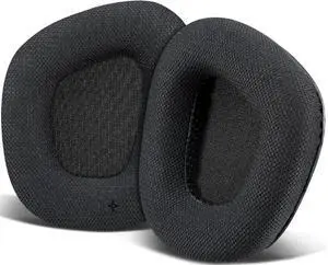 Earpads Replacement for Corsair Void/Void v2/Void Pro/Void Elite/Surround Wired & Wireless RGB USB Gaming Headphone Ear Pads Cushions with Noise Isolation Foam - Mesh Fabric Earmuffs