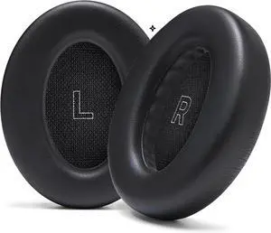 Earpads Replacement for Bose QuietComfort(QC) Ultra Wireless Headphones Earmuffs Cushions Ear Pads Soft Protein Leather with Noise Isolation Foam (Black)