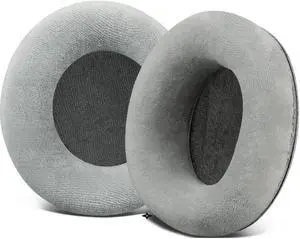 Earpads Replacement for AKG K701, K702, Q701, Q702, K601, K612, K712 HeadphoneEar Pads Cushions Velour Earmuffs with Noise Isolation Foam (Grey)
