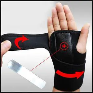 Regain R1 Carpal Tunnel Recover Wrist Brace with Removable Splint and Adjustable Support Wrap Universal Size (Right)