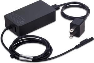 Surface Pro Charger, Power Supply for Microsoft Surface Pro 3/4/5/6/7/2017/Surface Go & Surface Book, Windows Surface Laptop Adapter (44W 15V 2.58A)